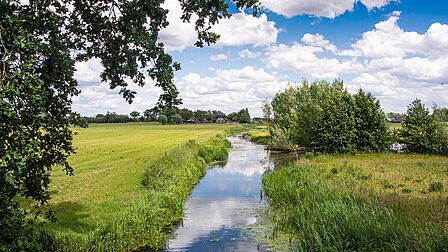 Landschaft mit einem Fluss